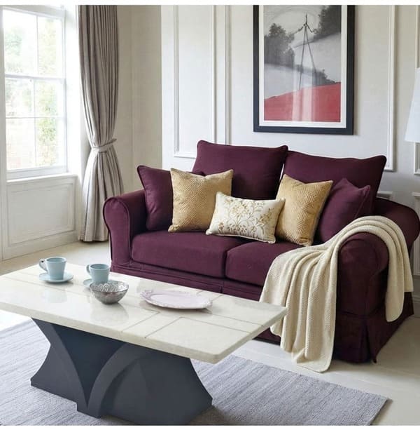 カバーリングソファ,撥水生地、ペットに強い,クラシックソファ,フレンチパープル,2人掛け,二人掛け-1