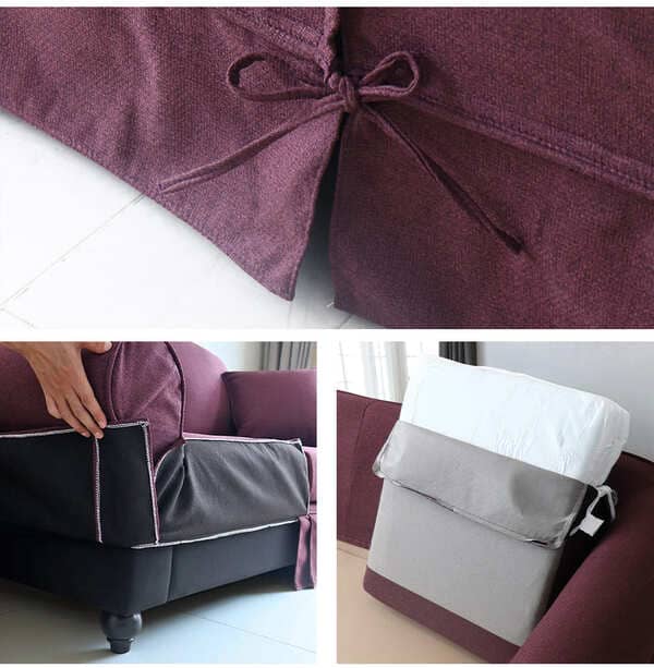 カバーリングソファ,撥水生地、ペットに強い,クラシックソファ,フレンチパープル,2人掛け,二人掛け-2