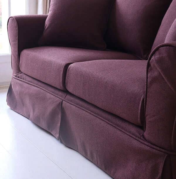 カバーリングソファ,撥水生地、ペットに強い,クラシックソファ,フレンチパープル,2人掛け,二人掛け-4