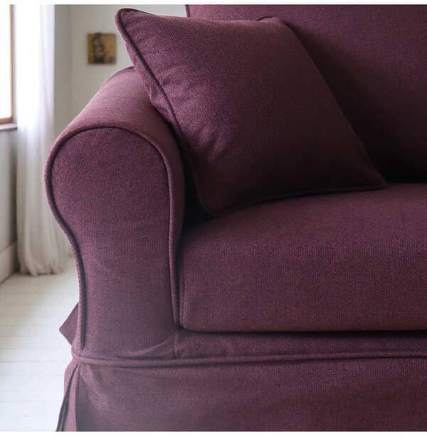 カバーリングソファ,撥水生地、ペットに強い,クラシックソファ,フレンチパープル,2人掛け,二人掛け-5