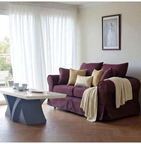 Y-KAGUオリジナル 洗える カバーリングソファ フレンチパープル 2P （2