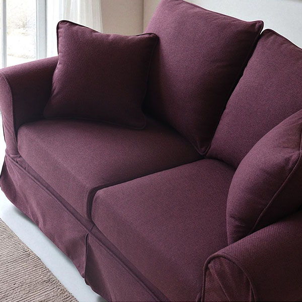 Y-KAGUオリジナル 洗える カバーリングソファ フレンチパープル 2P （2
