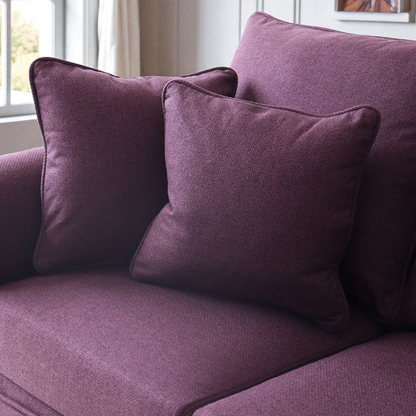 3P 家具・インテリア パープル ベルベットソファ クラシックスタイル