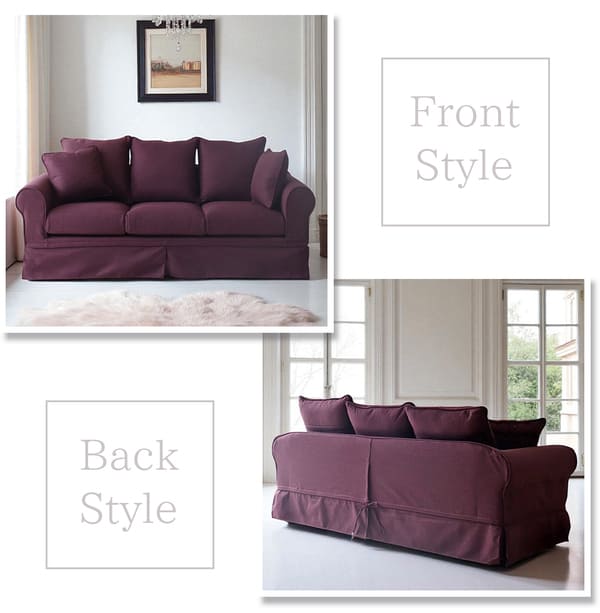 カバーリングソファ,撥水生地、ペットに強い,クラシックソファ,フレンチパープル,3人掛け,三人掛け-7