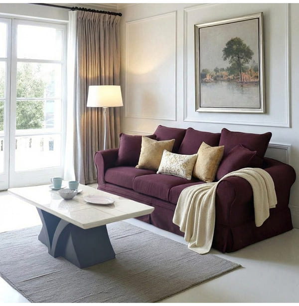 カバーリングソファ,撥水生地、ペットに強い,クラシックソファ,フレンチパープル,3人掛け,三人掛け-9