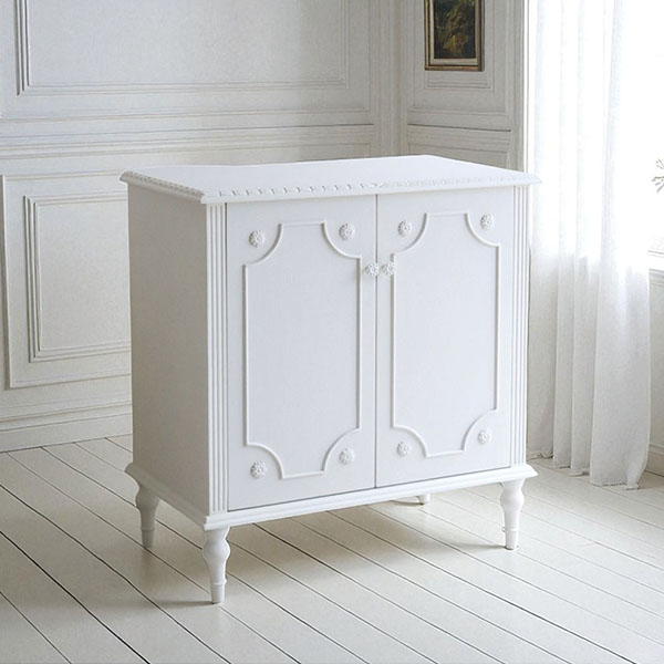 フランス風家具,アンティーク調,輸入家具,白家具,ホワイトインテリア,キャビネット-5