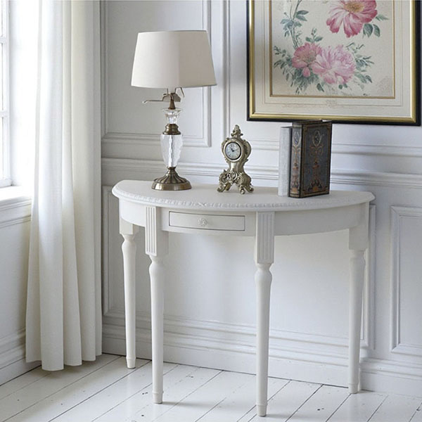 フランス風家具,アンティーク調,輸入家具,白家具,ホワイトインテリア,コンソールテーブル-8
