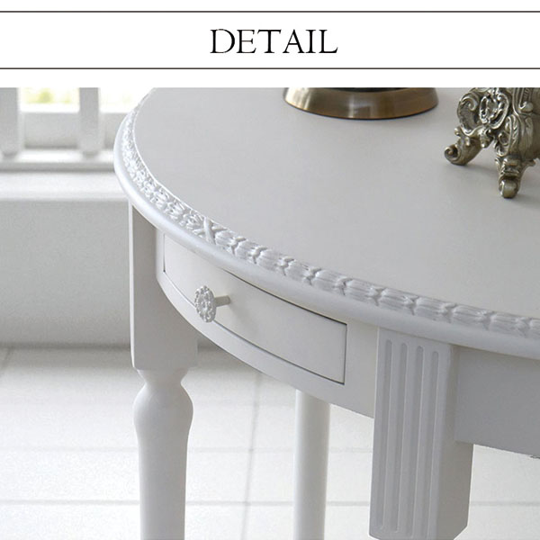 フランス風家具,アンティーク調,輸入家具,白家具,ホワイトインテリア,コンソールテーブル-10