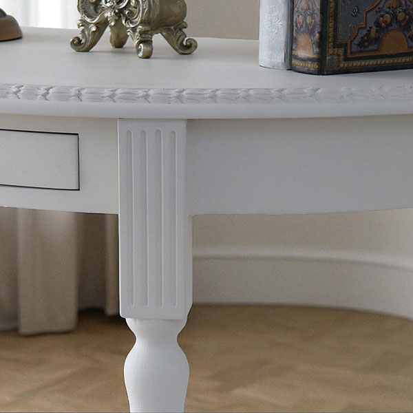フランス風家具,アンティーク調,輸入家具,白家具,ホワイトインテリア,コンソールテーブル-13