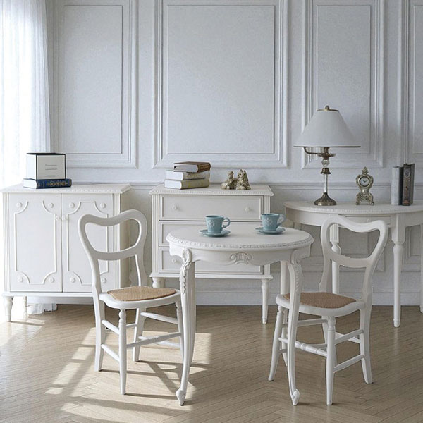 フランス風家具,アンティーク調,輸入家具,白家具,ホワイトインテリア,ダイニングチェア,椅子,イス-5
