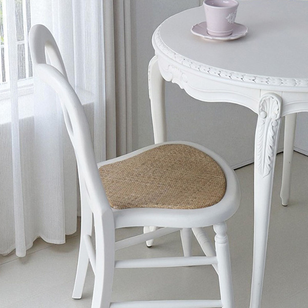 フランス風家具,アンティーク調,輸入家具,白家具,ホワイトインテリア,ダイニングセット,二人掛け,ダイニングテーブルセット-7