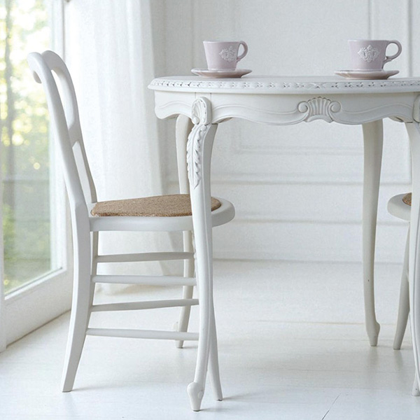 フランス風家具,アンティーク調,輸入家具,白家具,ホワイトインテリア,ダイニングセット,二人掛け,ダイニングテーブルセット-12