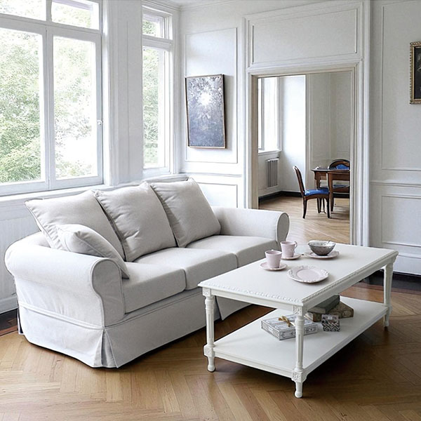 フレンチテイスト カントリーグレース センターテーブル 幅120cm