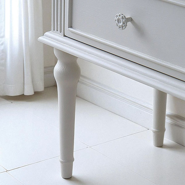 フランス風家具,アンティーク調,輸入家具,白家具,ホワイトインテリア,ナイトテーブル,ミニチェスト-13