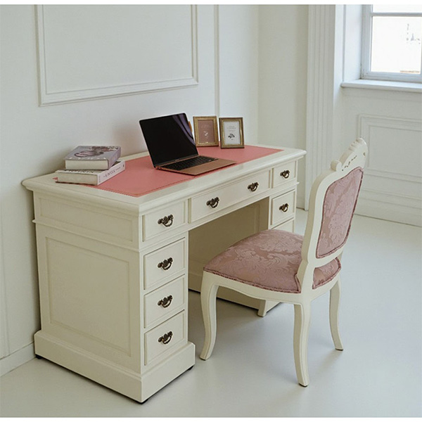 プレジデントデスク★学習机★社長椅子★おしゃれ★かわいい★ピンク★デスク★120cm★ロココ調-15