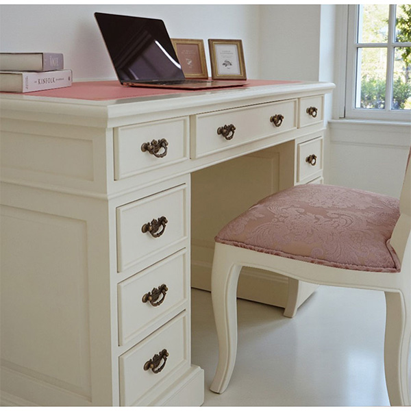 プレジデントデスク★学習机★社長椅子★おしゃれ★かわいい★ピンク★デスク★120cm★ロココ調-5