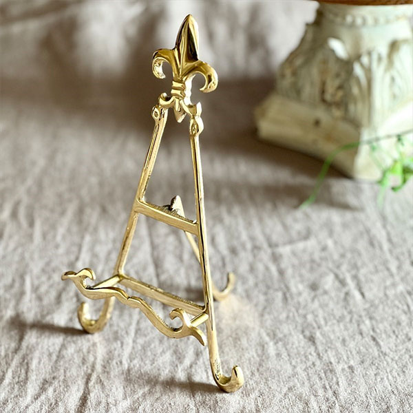 真鍮製 アンティーク調 イーゼルスタンド｜Y-KAGU(輸入家具屋さん.com)