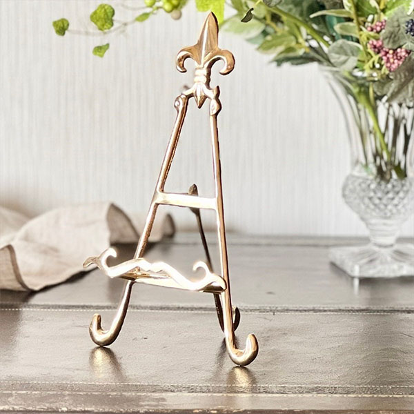 真鍮製 アンティーク調 イーゼルスタンド｜Y-KAGU(輸入家具屋さん.com)