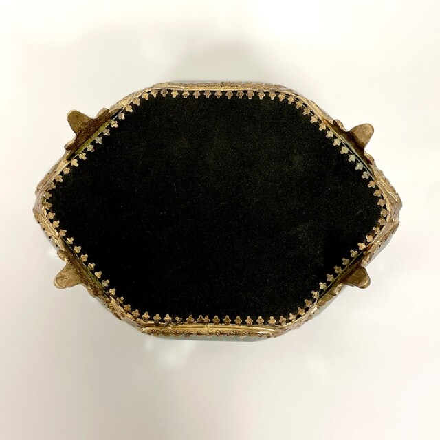 真鍮製 アンティーク調 ジュエリーボックス 小物入れ-3