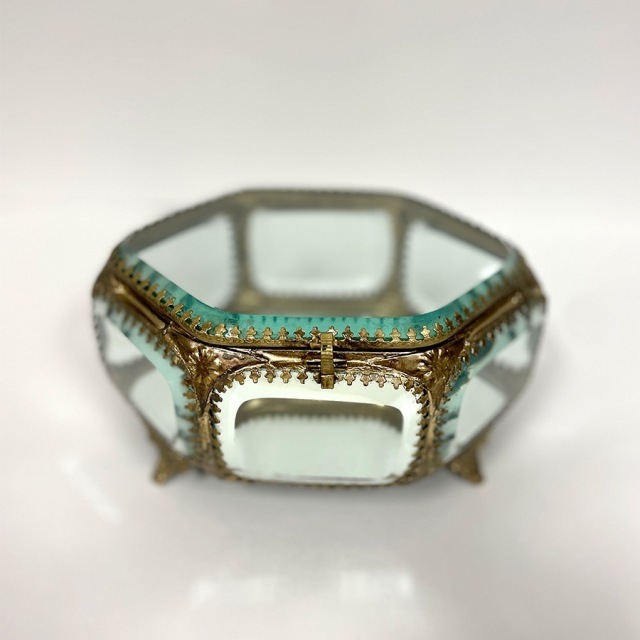 真鍮製 アンティーク調 ジュエリーボックス 小物入れ-14