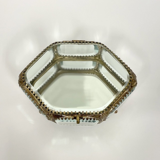 全2色】真鍮製 アンティーク調 ジュエリーボックス 小物入れ｜Y-KAGU