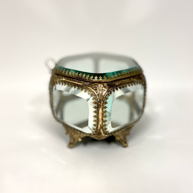 真鍮製 アンティーク調 ジュエリーボックス 小物入れ-17