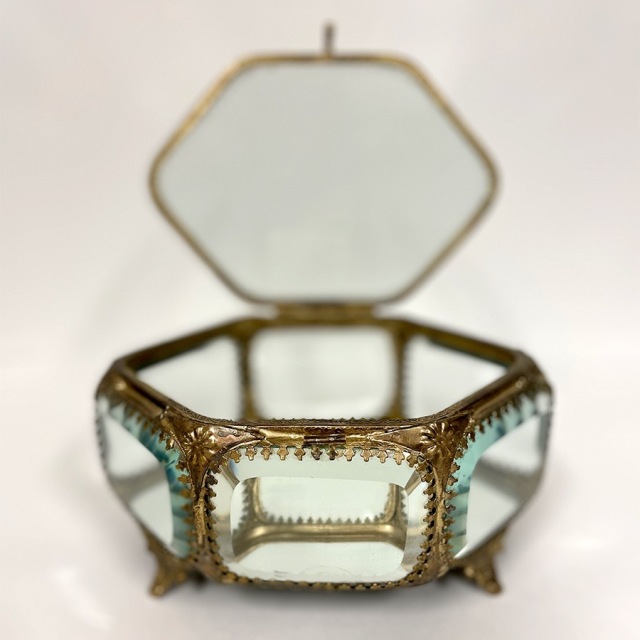 真鍮製 アンティーク調 ジュエリーボックス 小物入れ-18