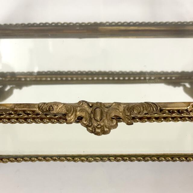 希少♦️猫脚　アンティーク♦️ジュエリーボックス♦️シルバー×ロイヤルブルー♦️送料込 希少♦️猫脚 アンティーク♦️ジュエリーボックス♦️シルバー