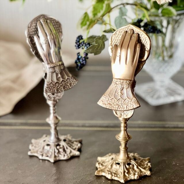 全2色】 真鍮製 アンティーク調 クリップスタンド｜Y-KAGU(輸入家具屋