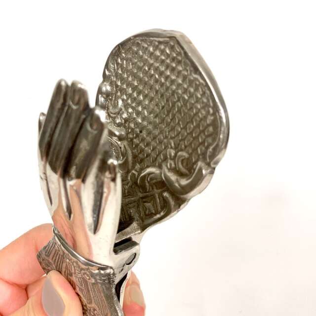 真鍮製 アンティーク調 クリップスタンド-8