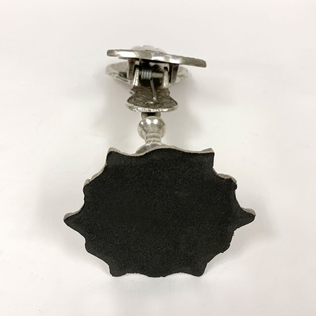 真鍮製 アンティーク調 クリップスタンド-9