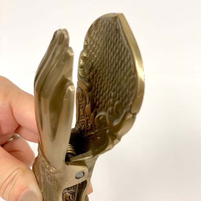 真鍮製 アンティーク調 クリップスタンド-17