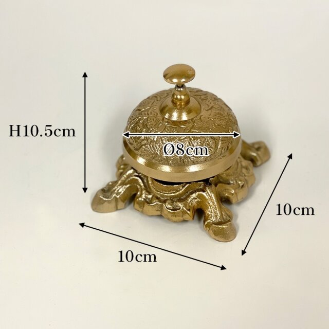アンティーク調,デスクベル,ゴールド,アルミニウム製,クラシック,呼び鈴,インテリア雑貨,おしゃれ,ヨーロピアン-8