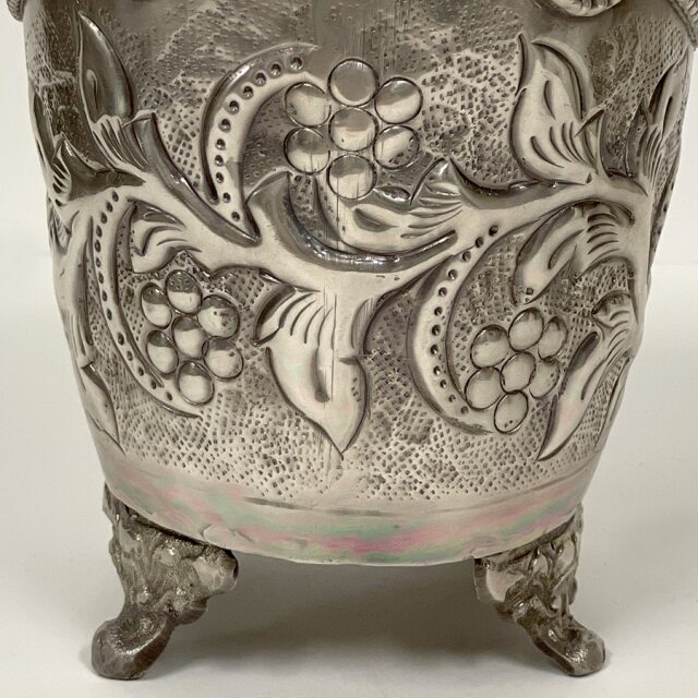 真鍮製,アンティーク調,脚付きポット,プランター,フラワーベース（花瓶）,小物入れ,花器,おしゃれ-7