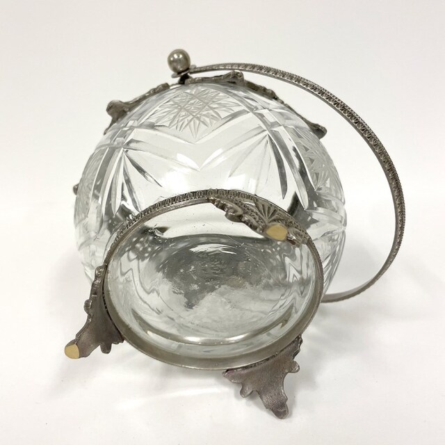 真鍮製,アンティーク調,ラウンドバスケット,花瓶,フラワーベース,ゴールド,シルバー,おしゃれ,店舗什器-7