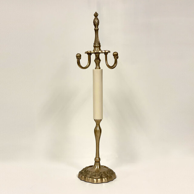 真鍮製 アンティーク調 回転式 アクセサリースタンド（ジュエリー