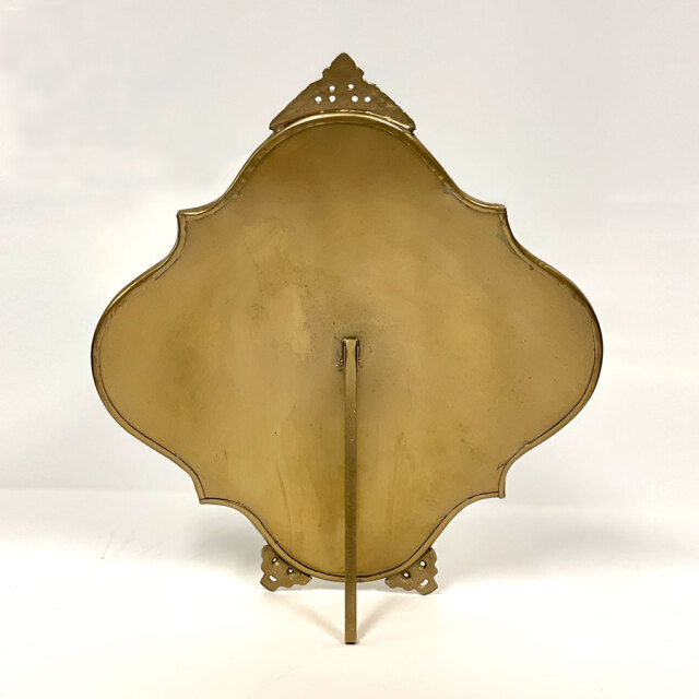 【全2色】真鍮製,アンティーク調,テーブルミラー,スタンドミラー,卓上鏡,クラシック,ディスプレイ,おしゃれ,店舗什器-7