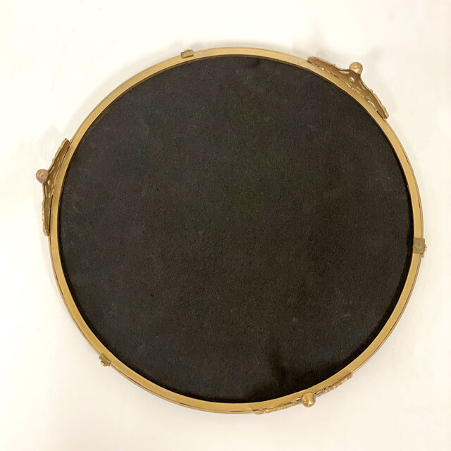 【全2色】真鍮製,アンティーク調,ディスプレイミラートレイ,トレー,クラシック,デコレーション,おしゃれ,店舗什器-3