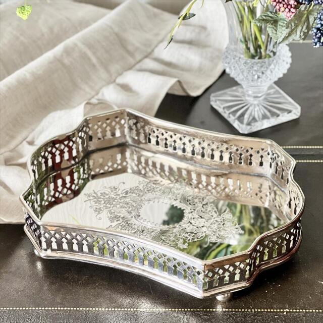 アンティーク調,シルバートレイ,ディスプレイ,トレー,小物置き,インテリア雑貨,おしゃれ,店舗什器-1