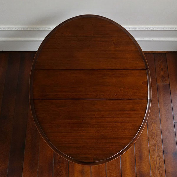 マリナカッシーリ クラシック家具 折りたたみテーブル ゲートレッグ仕様 ダークブラウン 省スペース 幅20-68cm-9