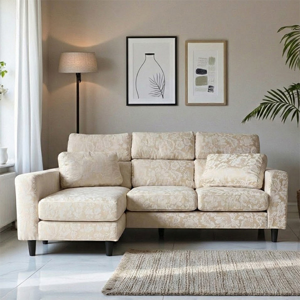 ハイバック,コーナーソファ,カウチソファ,組み換え自由,おしゃれ,輸入家具,3人掛け,L型,L字-正面写真