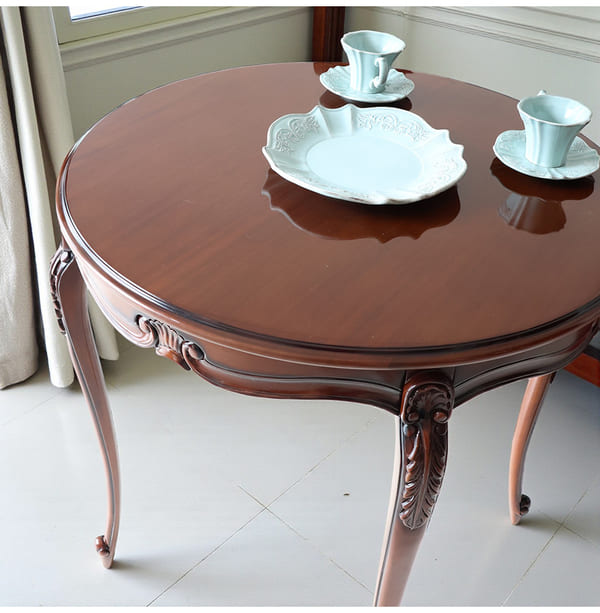 マリナカッシーリ ヨーロピアン ダイニングセット3P（レッド） 2人掛け 2人用-2