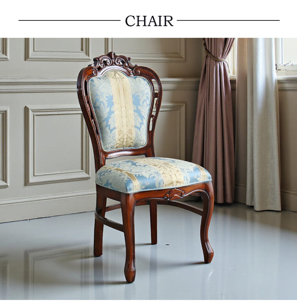 マリナカッシーリ ヨーロピアン オーバルダイニングセット5P（ブルーストライプ） 4人掛け 4人用-5