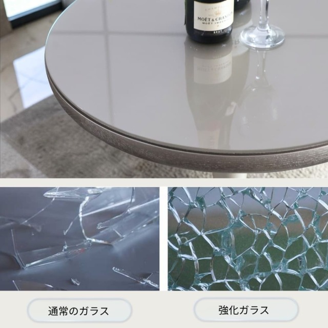 ゴールドサイドテーブル（コーヒーテーブル） φ55cm ｜Y-KAGU(輸入家具
