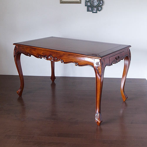 マホガニ　ダイニング5点セット ダイニング5点セット アジアン家具 おしゃれ 天然木製