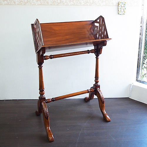 ブックスタンド｜高級マホガニー家具VENECHIA｜おしゃれ家具通販