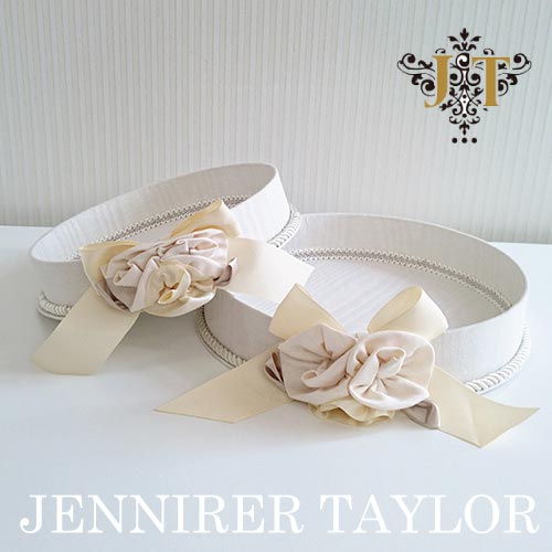 【まとめ買い割引対象品】 ジェニファーテイラー Jennifer Taylor トレイ2Pセット・Chinon(WH)