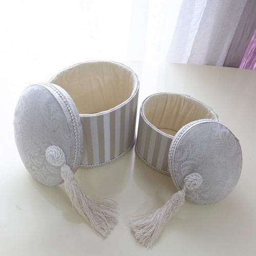 ジェニファーテイラー・オーバルボックス2P・Haruno-Gray｜おしゃれ