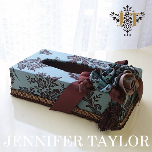 【まとめ買い割引対象品】 ジェニファーテイラー Jennifer Taylor ティッシュBOX・カルトナージュ(Carlisle)