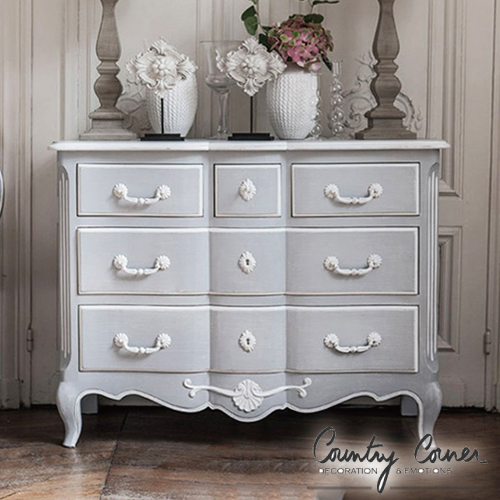 【在庫限り廃盤SALE】【Country Corner】フランス カントリーコーナー GUSTAVIENコレクション 5DOOR CHEST-5引き出しチェスト【送料無料・開梱設置付き】